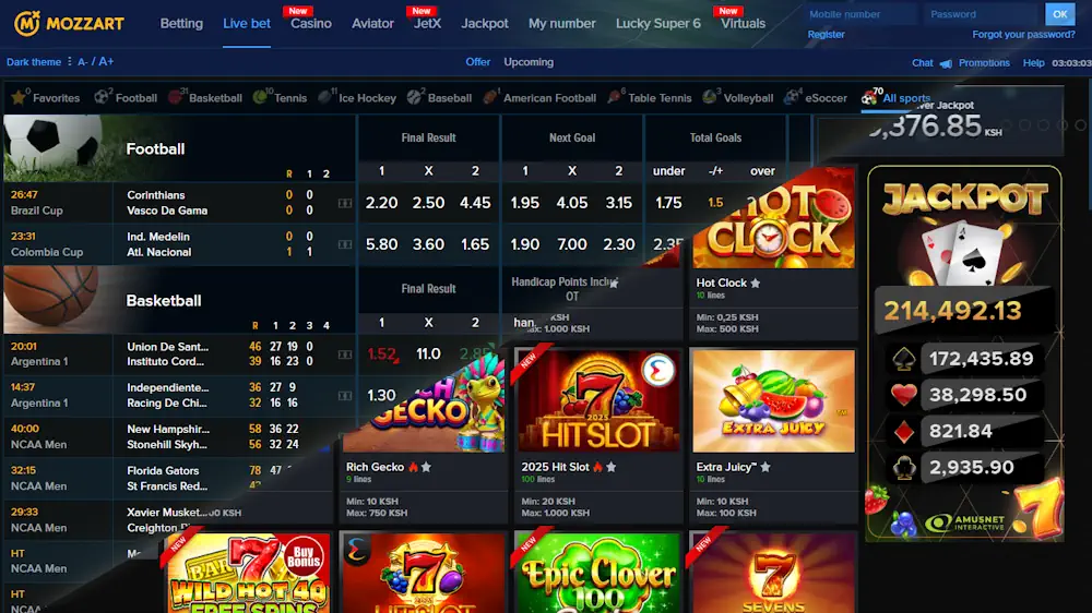 Mozzart Bet Sportsbook and Casino Banner